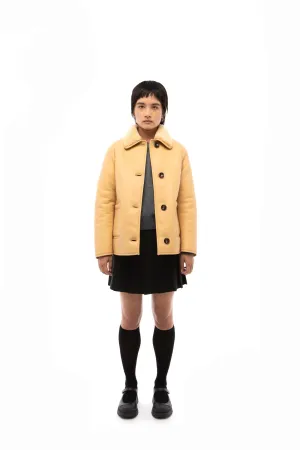 lou / buttercream shearling