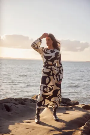 Maggie Dress - Mono Print
