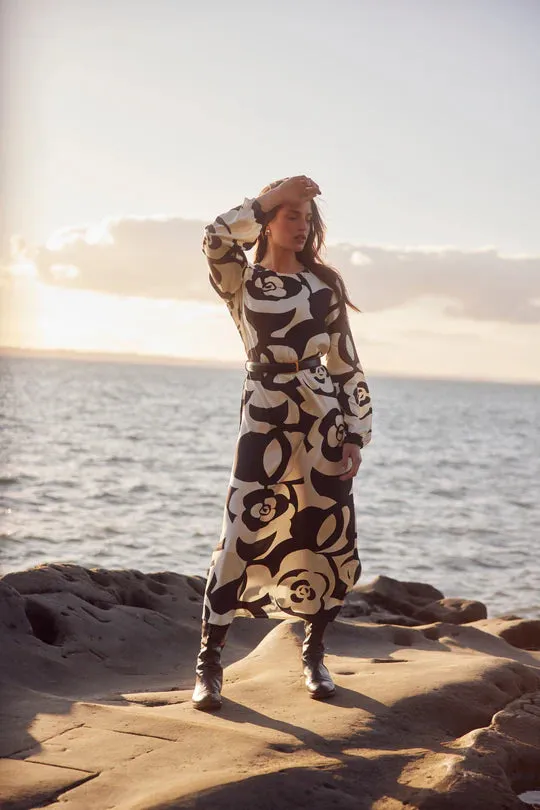 Maggie Dress - Mono Print