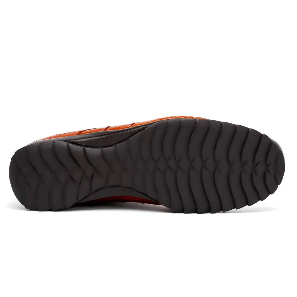 Marco Di Milano Vulcan in Honey Alligator Sneakers