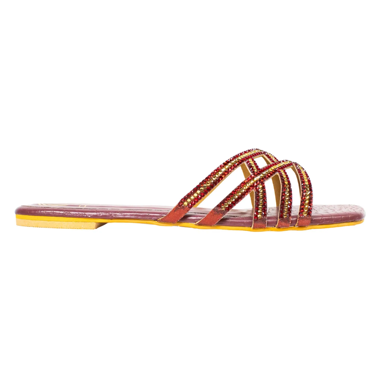 Marwa Flats S165F - Maroon