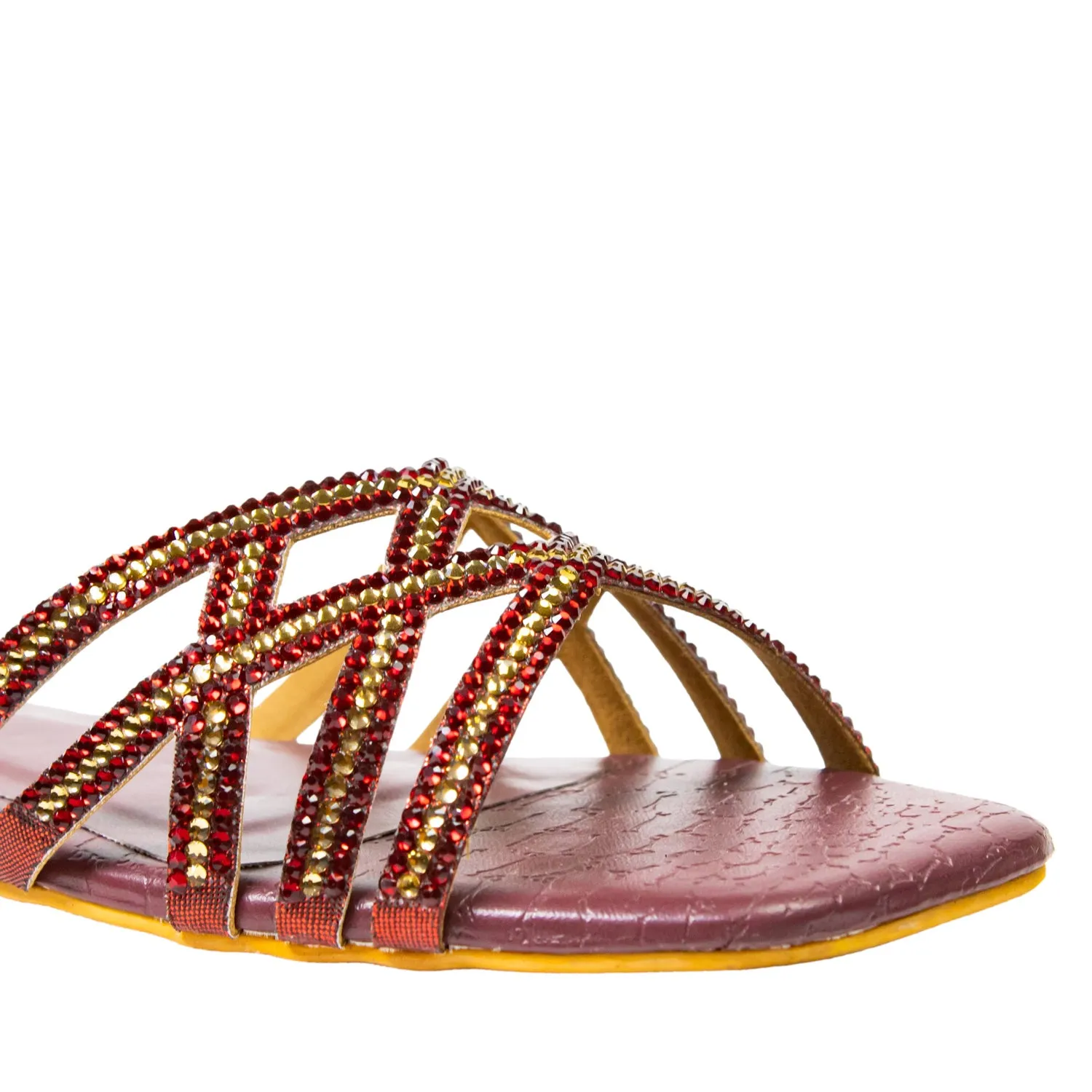 Marwa Flats S165F - Maroon