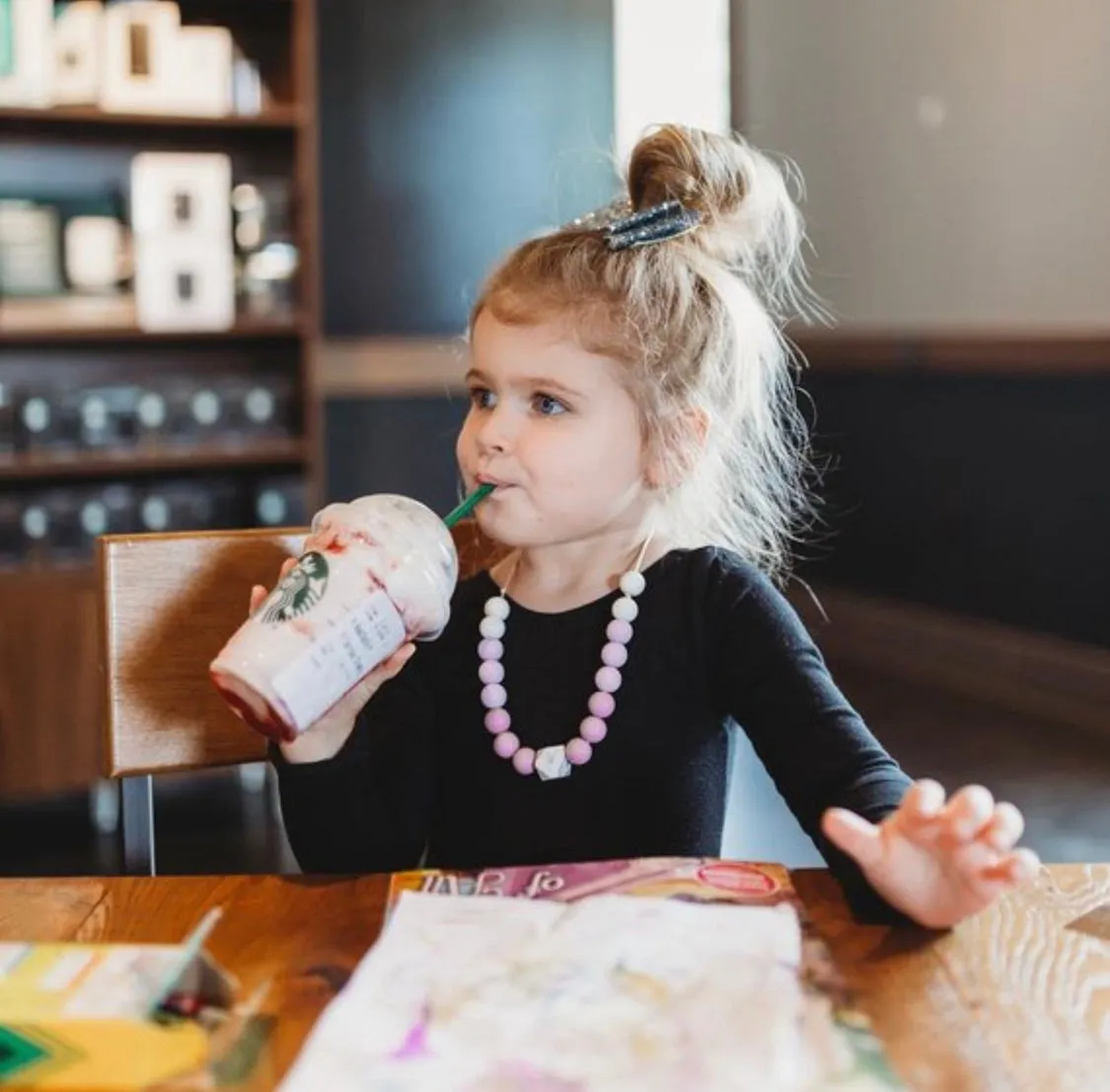 Mauve Oral Sensory Necklace