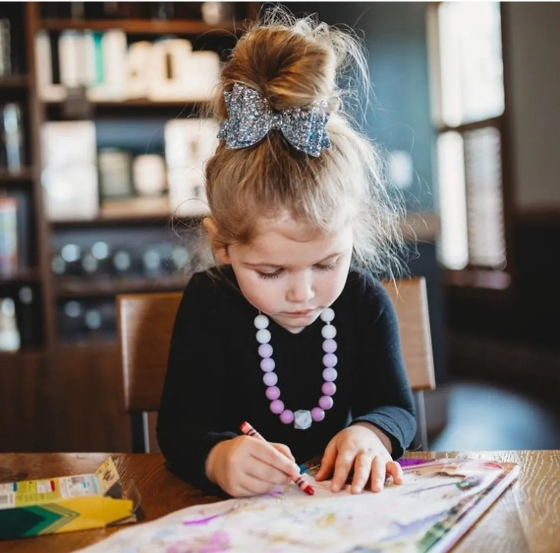 Mauve Oral Sensory Necklace