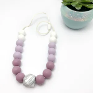 Mauve Oral Sensory Necklace