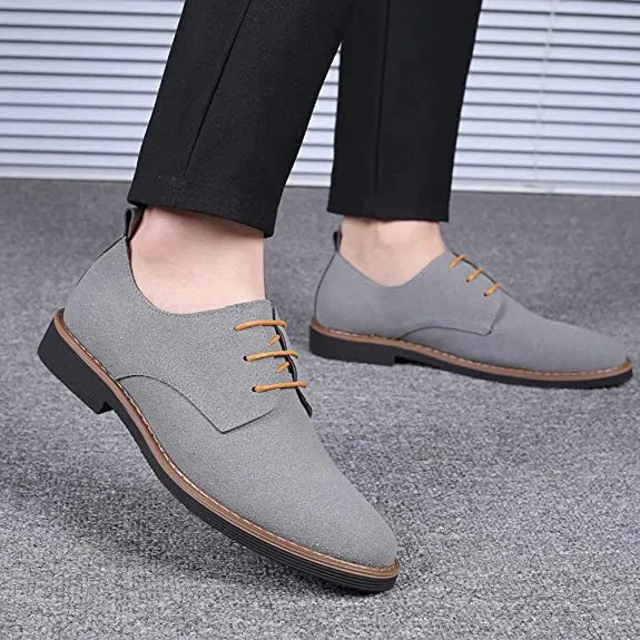 Men's Casual Derby Shoes Suede