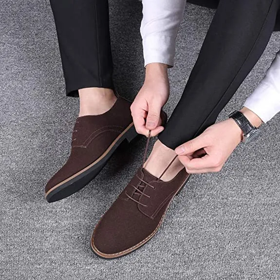 Men's Casual Derby Shoes Suede