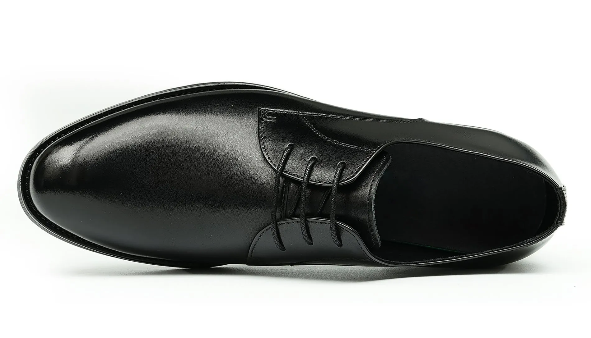 Men's Handmade Formal Plain Toe Derby