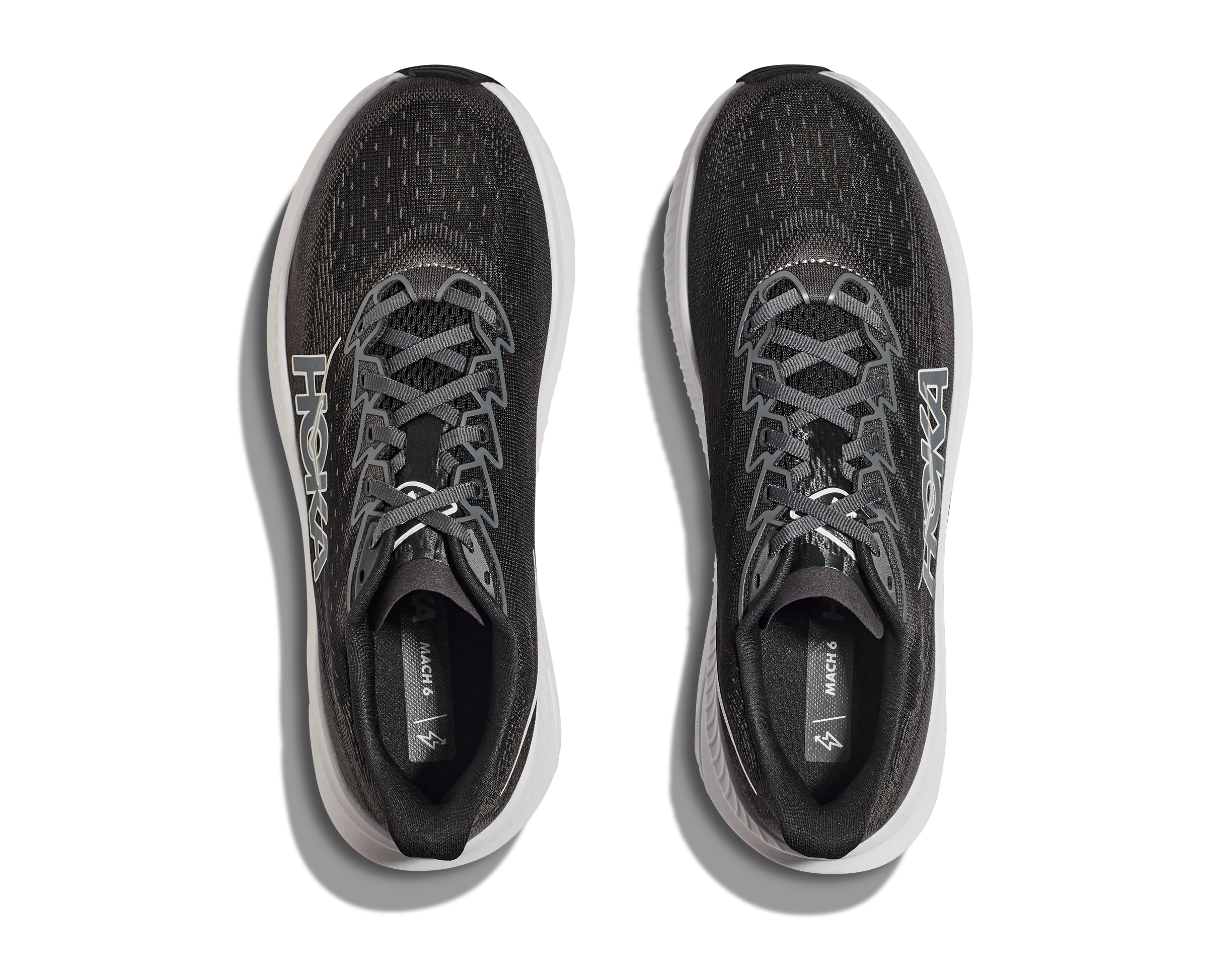 MEN'S MACH 6 - D - BLACK / WHITE