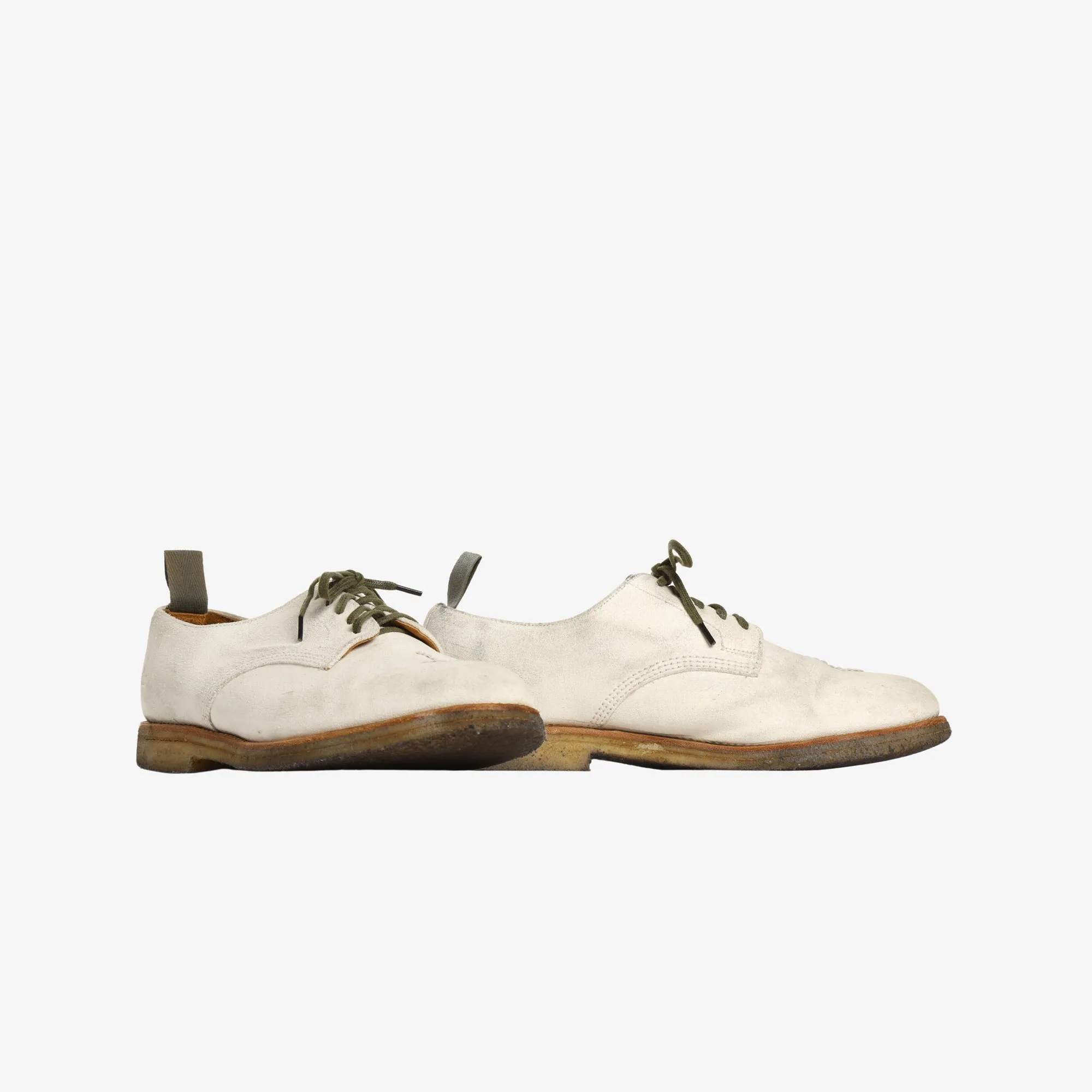Military Suede Derby Shoes