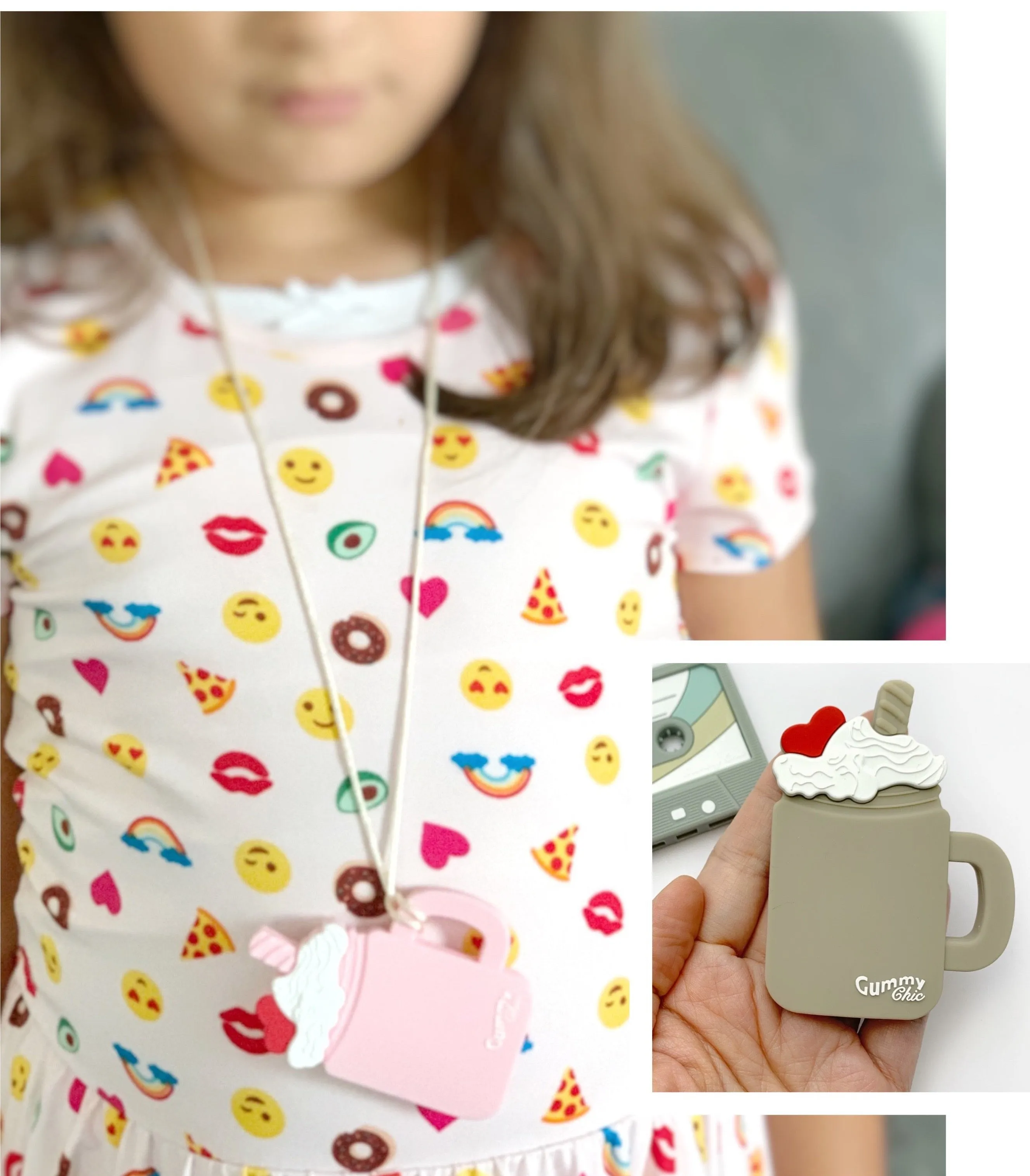 Milkshake Sensory Pendant
