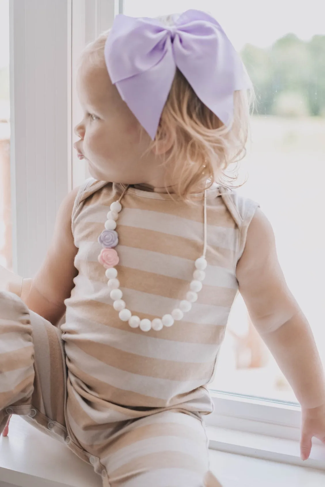 Mini Flower Necklace for Kids | Safe Silicone Chewable Jewelry