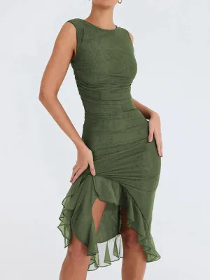Nancy - Elegant Midi Dress