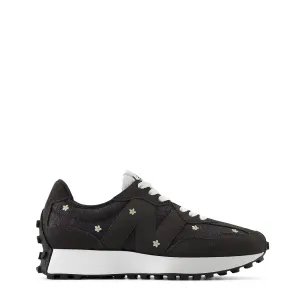 New Balance Womens 327 Trainer Black Cement / White