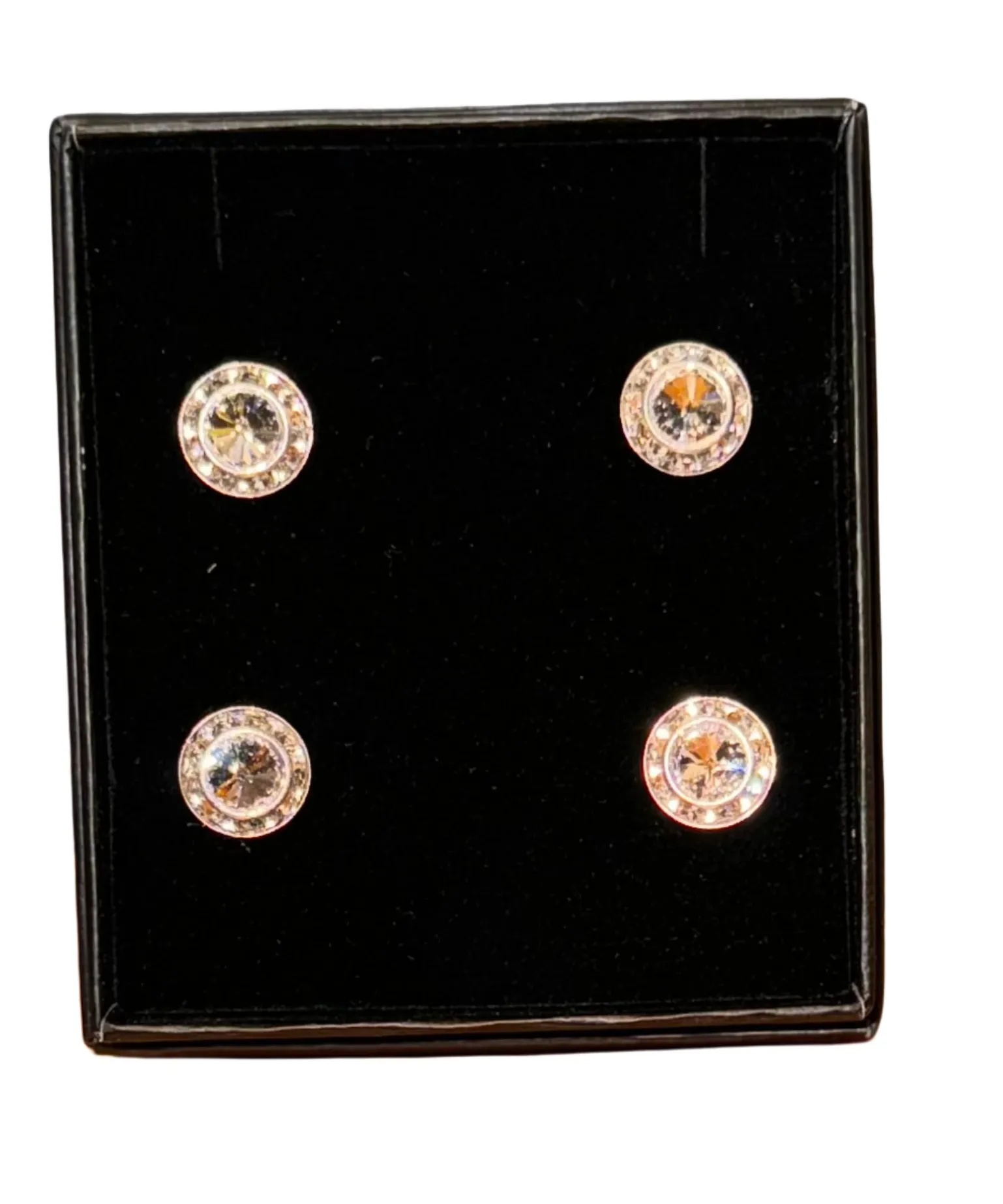 New, Crystal, Formal Shirt Studs