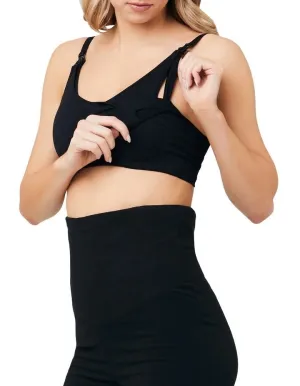New Ripe Seamless Nursing Bra Black designed in Australia, Sz M! Super comfy & supportive