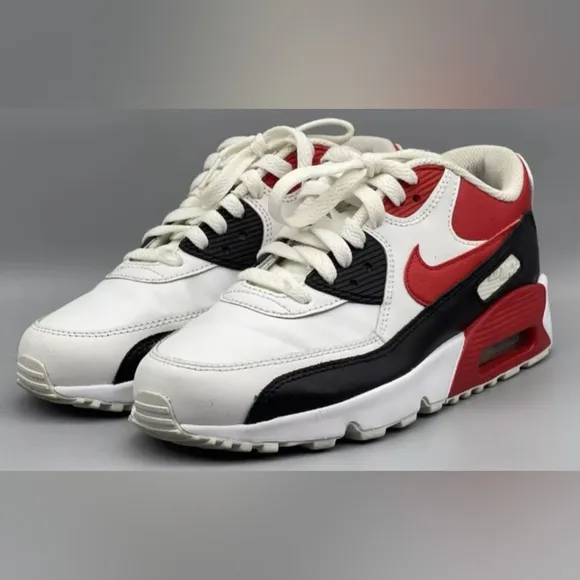 Nike Air Max 90 LTR GS 'White University Red’ Size 5Y New MSRP $120