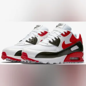 Nike Air Max 90 LTR GS 'White University Red’ Size 5Y New MSRP $120