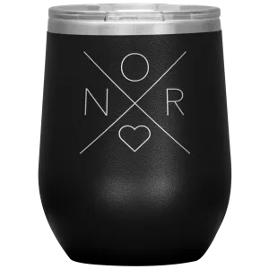 Norway Love Wine Tumbler