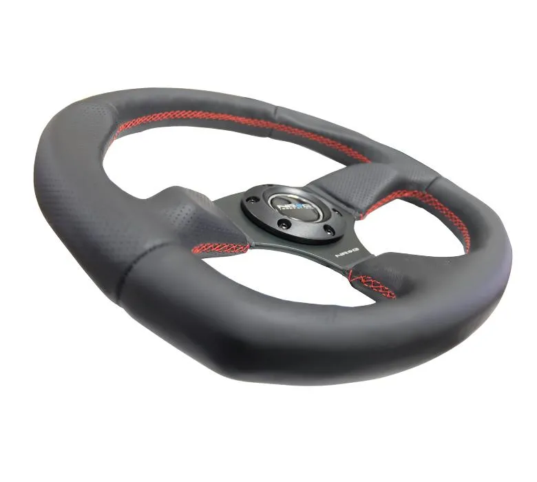 NRG RST-009R-RS Leather Reinforced Steering Wheel