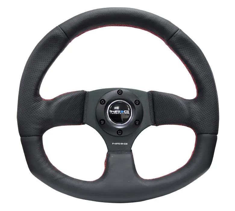NRG RST-009R-RS Leather Reinforced Steering Wheel