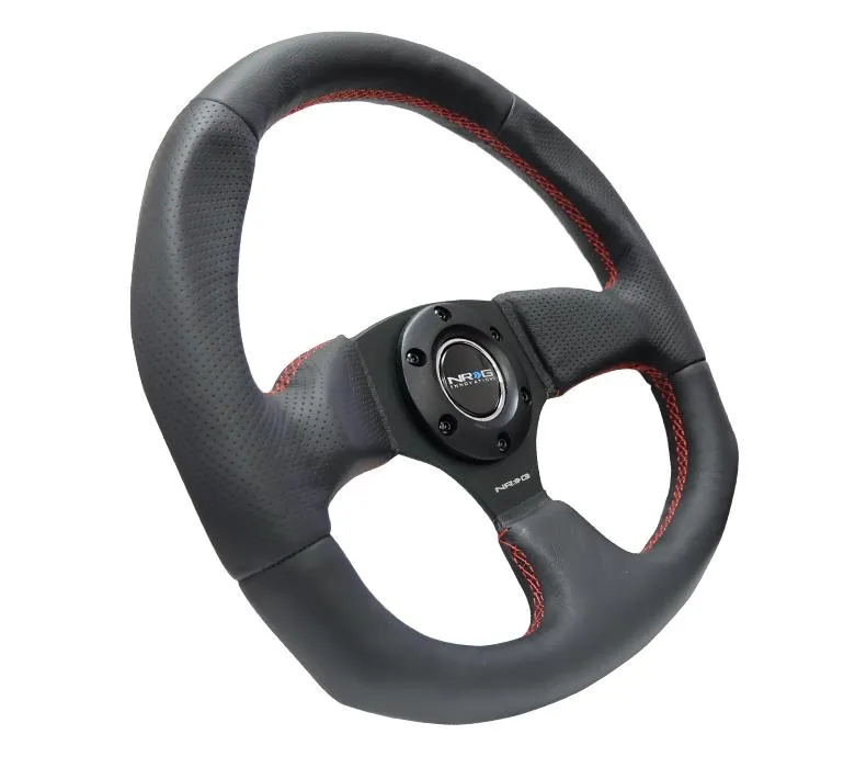 NRG RST-009R-RS Leather Reinforced Steering Wheel