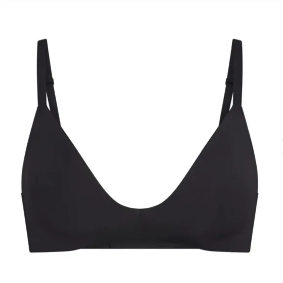 NWT SKIMS Wireless Form Lightly Lined Bra  in Black Onyx