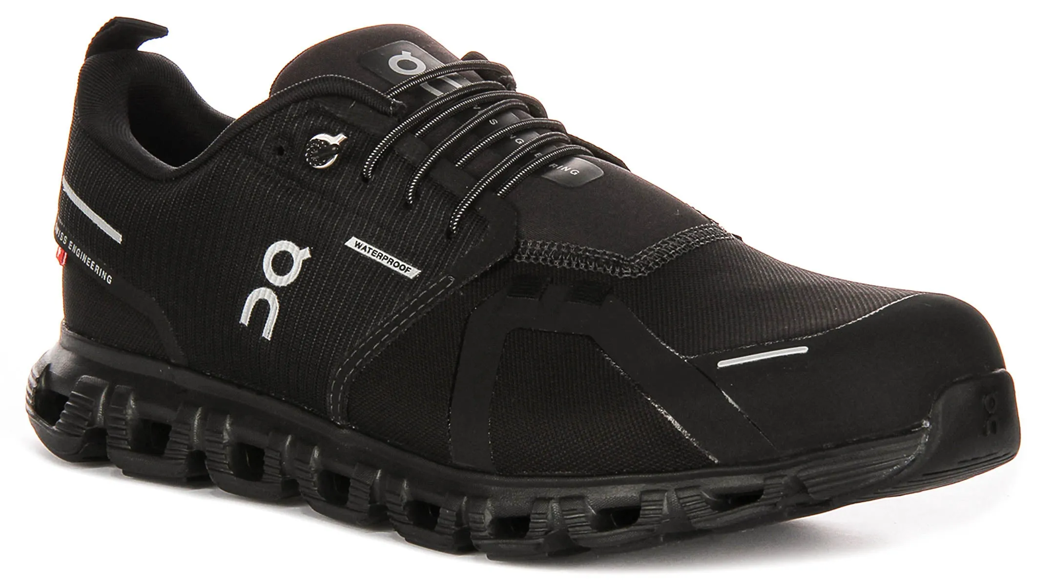 On Running Cloud 6 Waterproof In All Black For Men