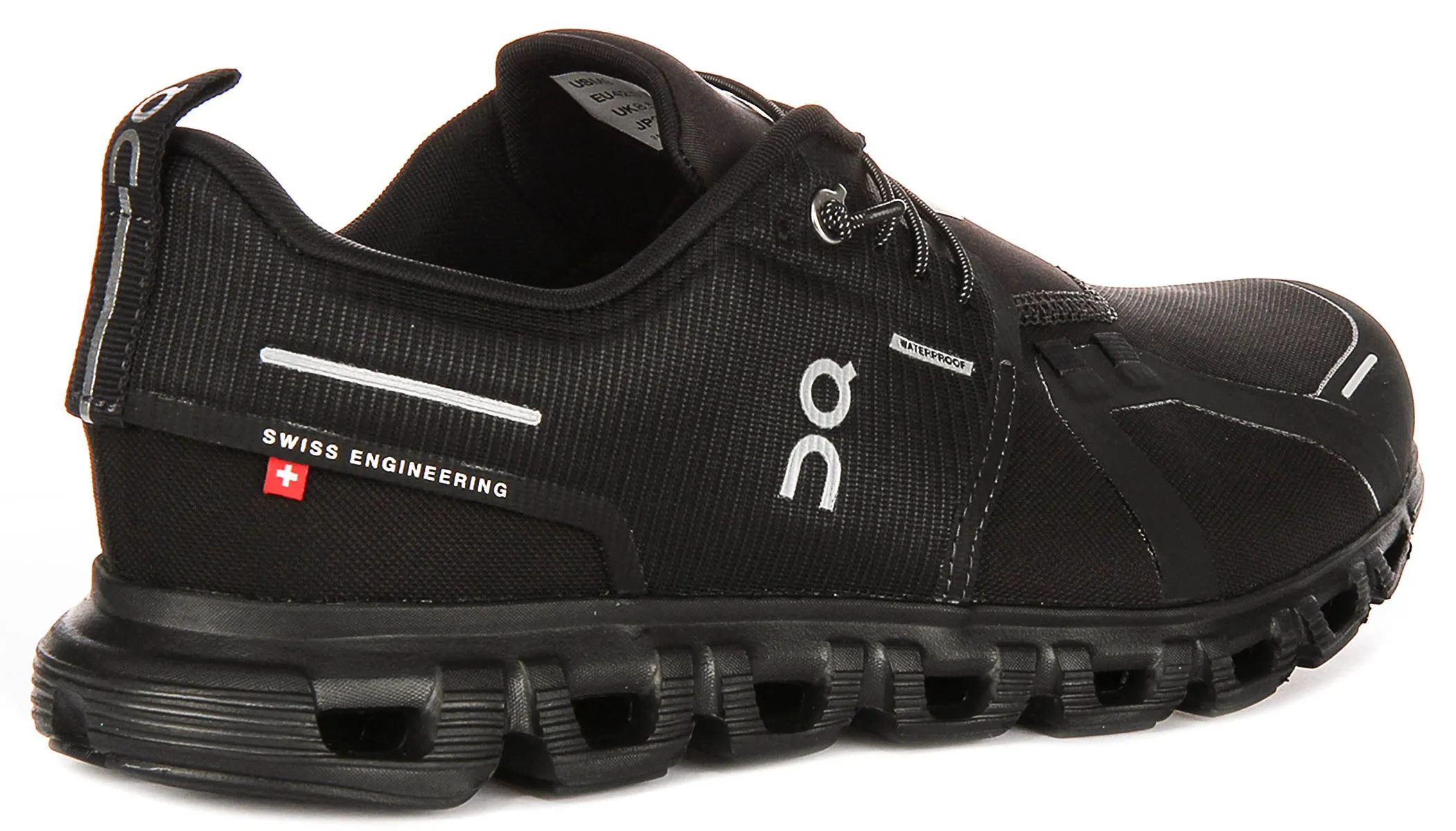 On Running Cloud 6 Waterproof In All Black For Men