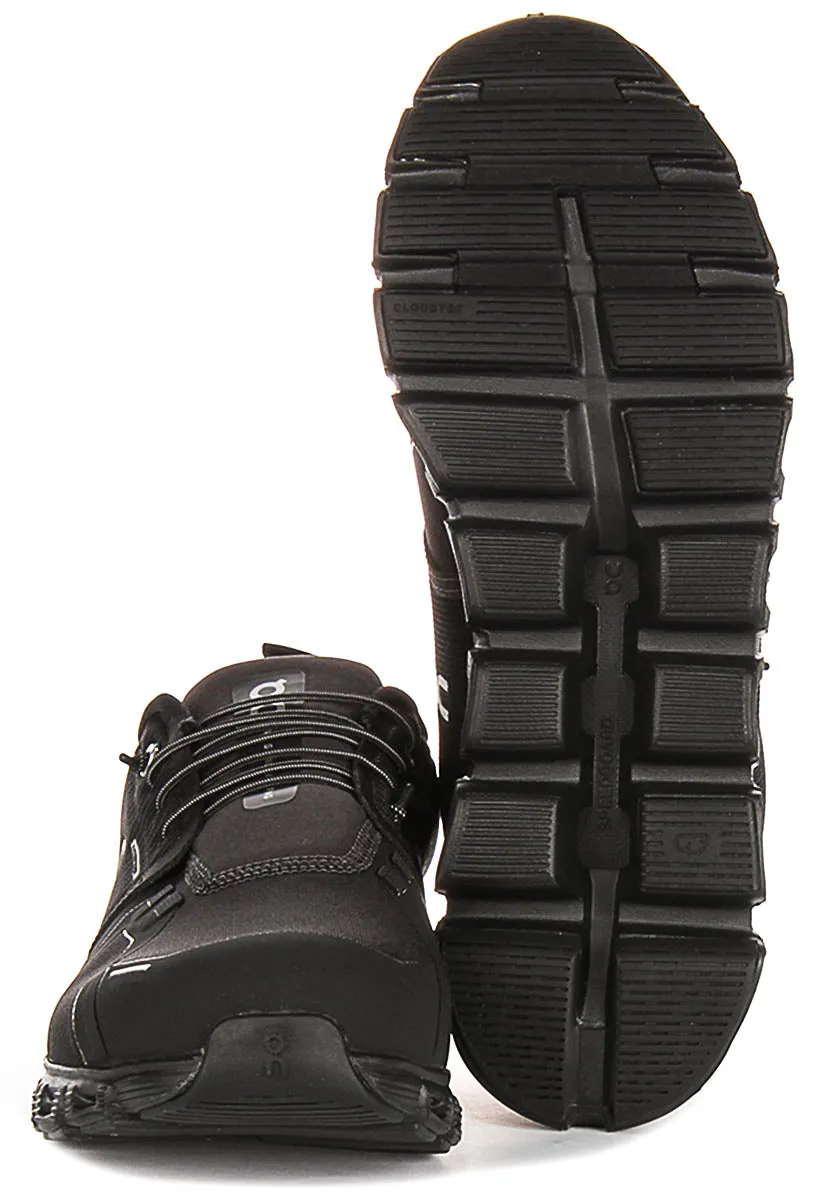 On Running Cloud 6 Waterproof In All Black For Men