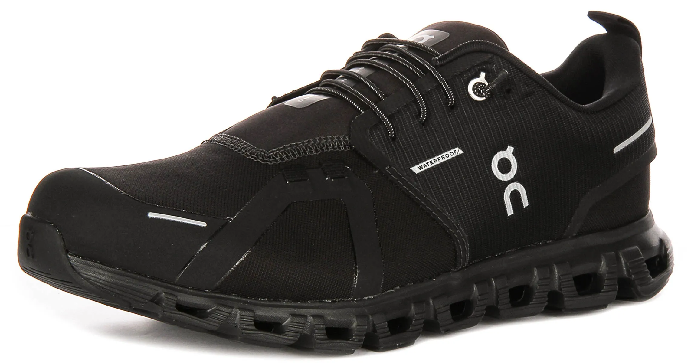 On Running Cloud 6 Waterproof In All Black For Men