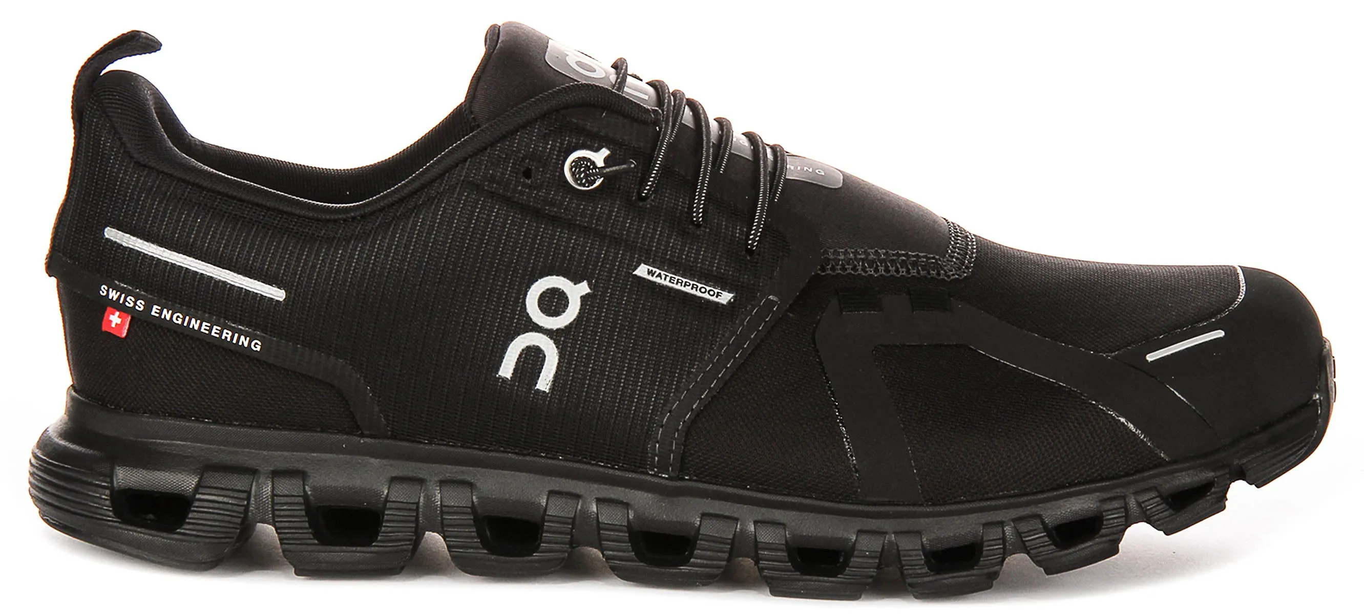 On Running Cloud 6 Waterproof In All Black For Men