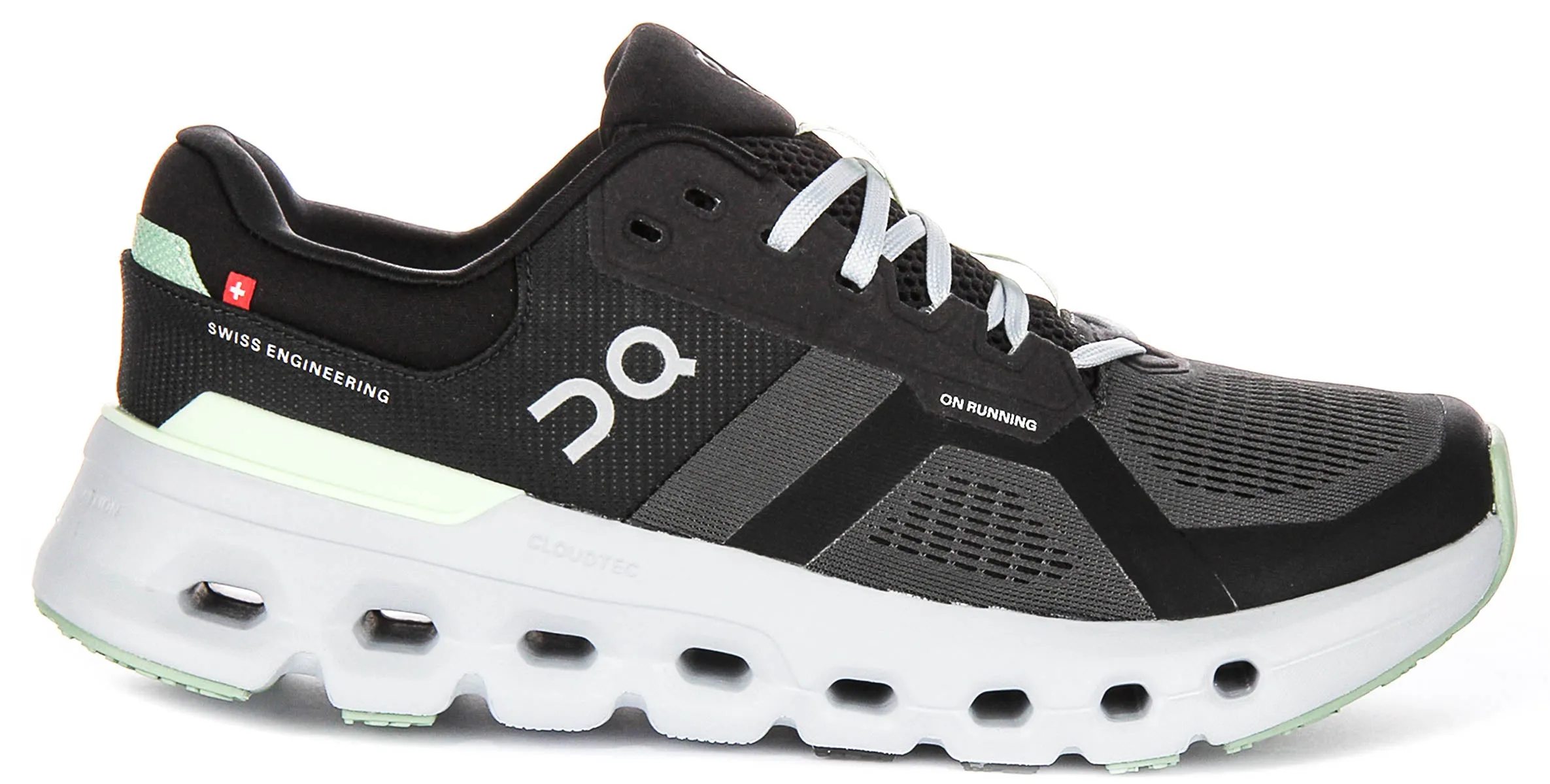 On Running Cloudrunner 2 In Black Grey For Women