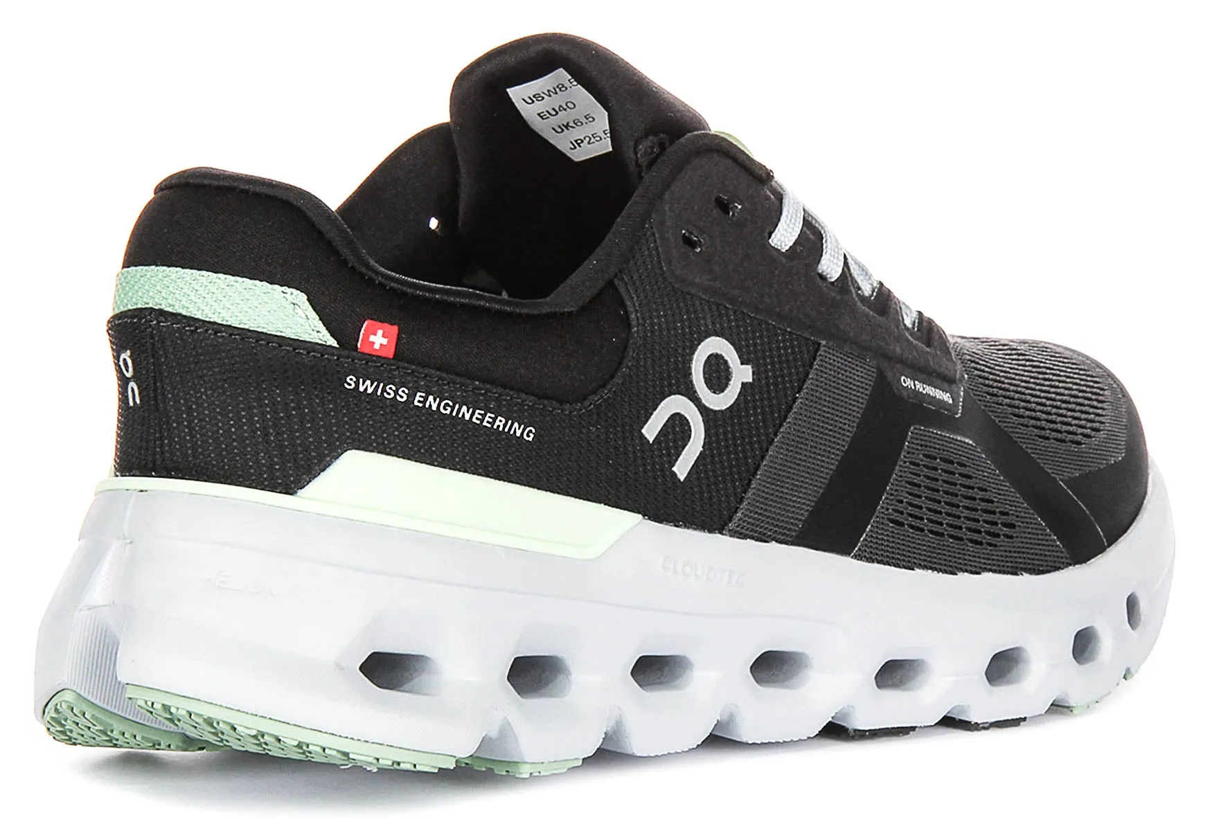 On Running Cloudrunner 2 In Black Grey For Women