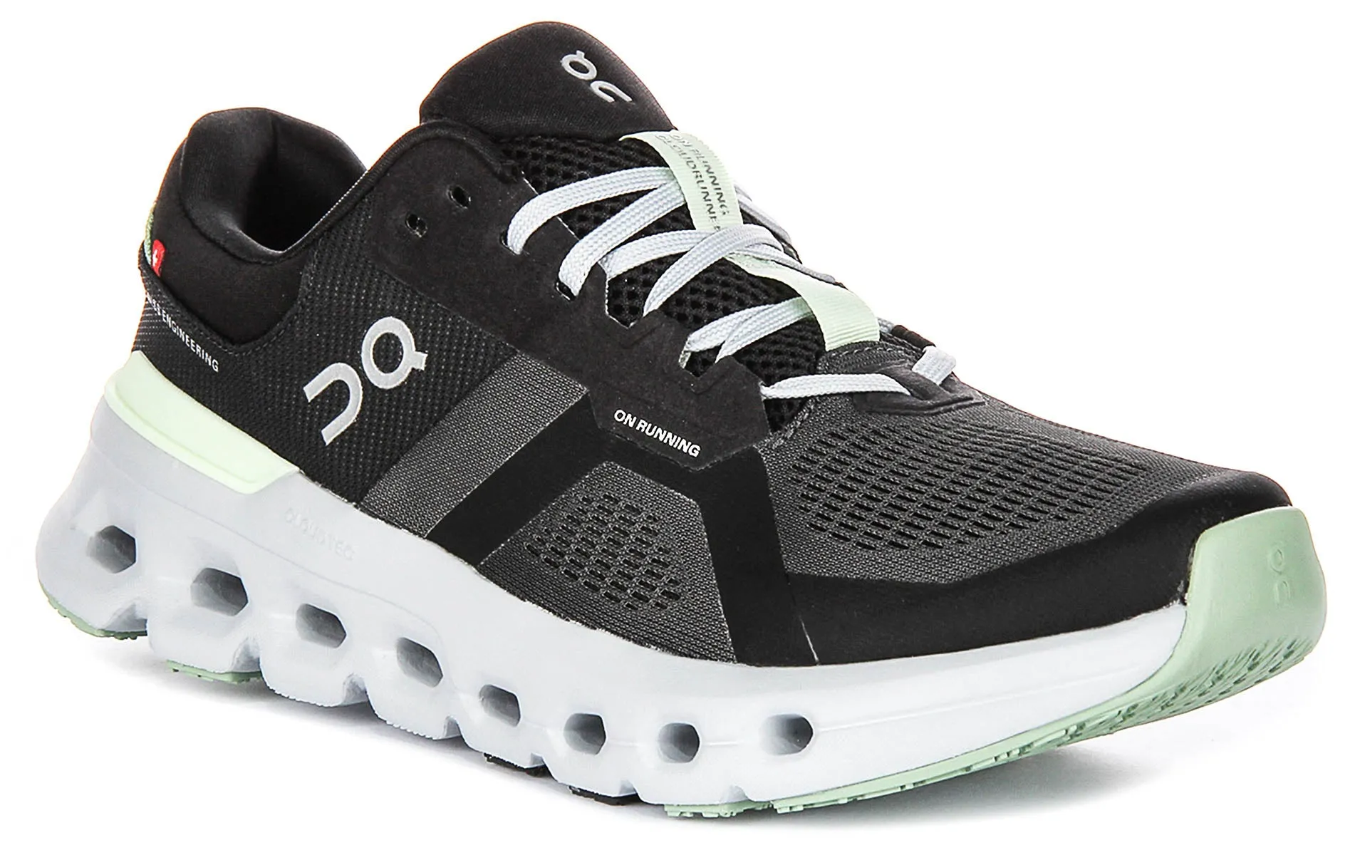 On Running Cloudrunner 2 In Black Grey For Women