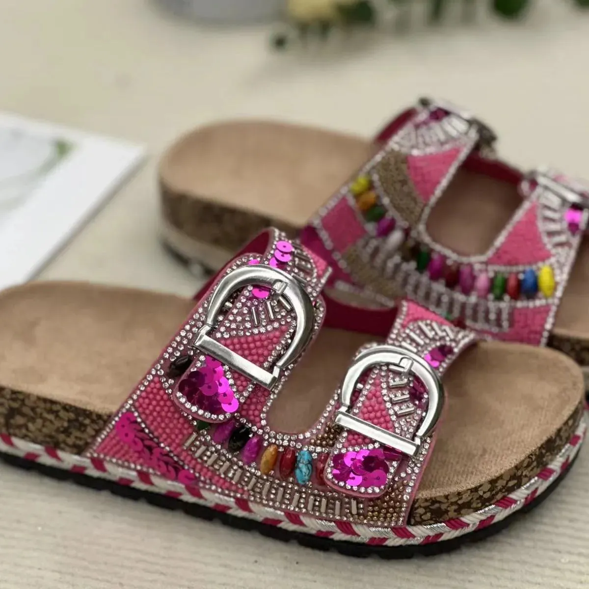 Open Toe Flats Sandals