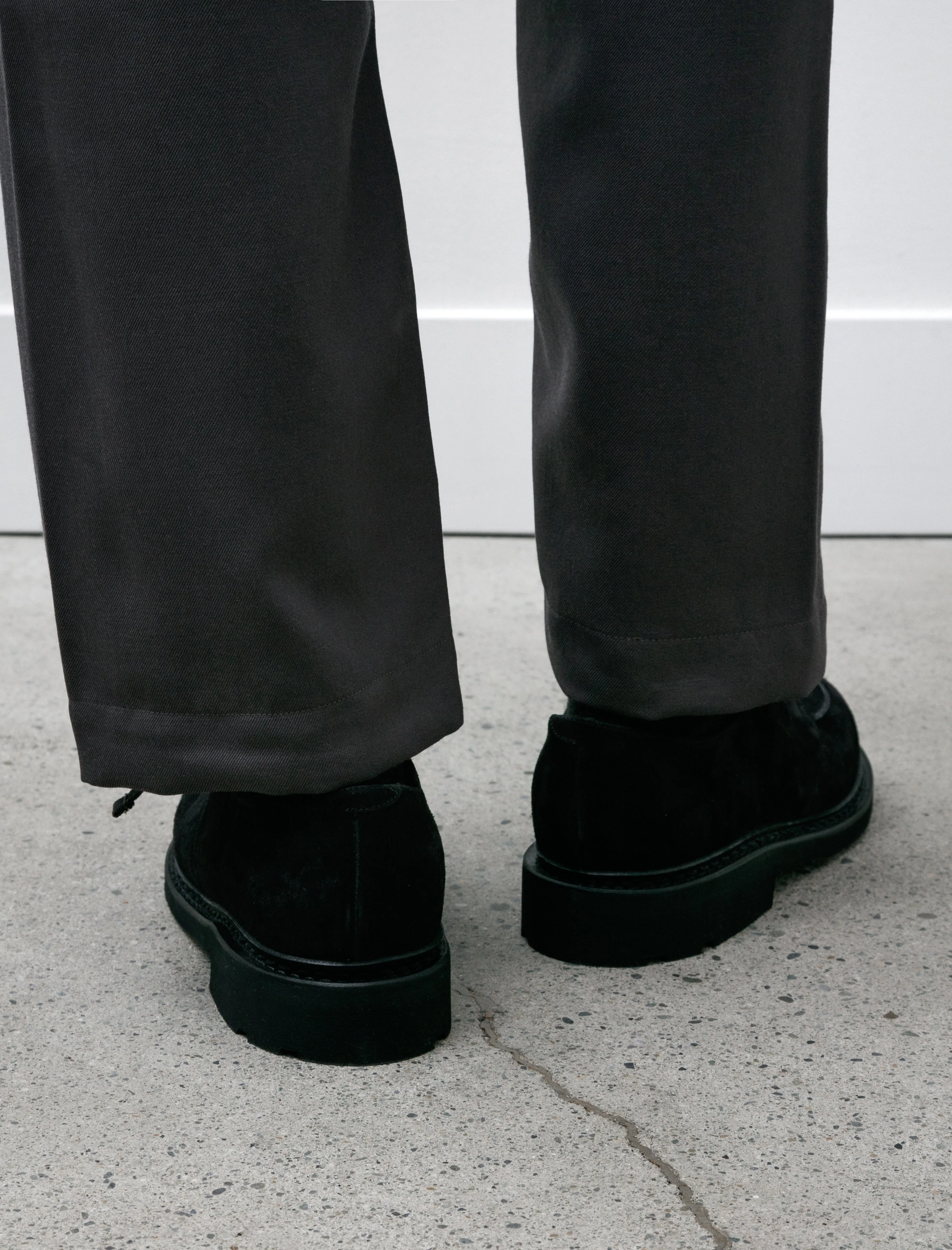 Paraboot Mirage Suede Leather Black