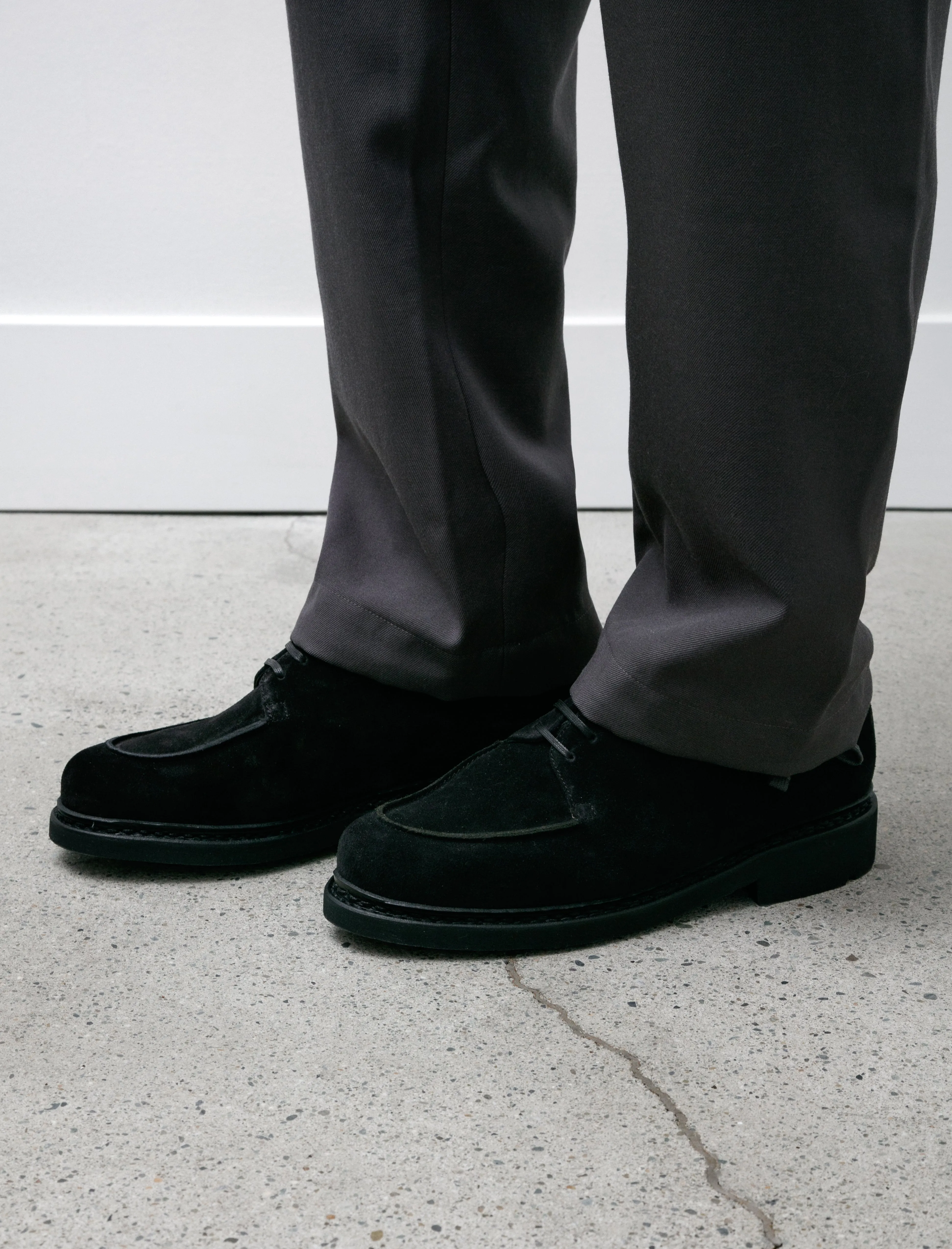 Paraboot Mirage Suede Leather Black