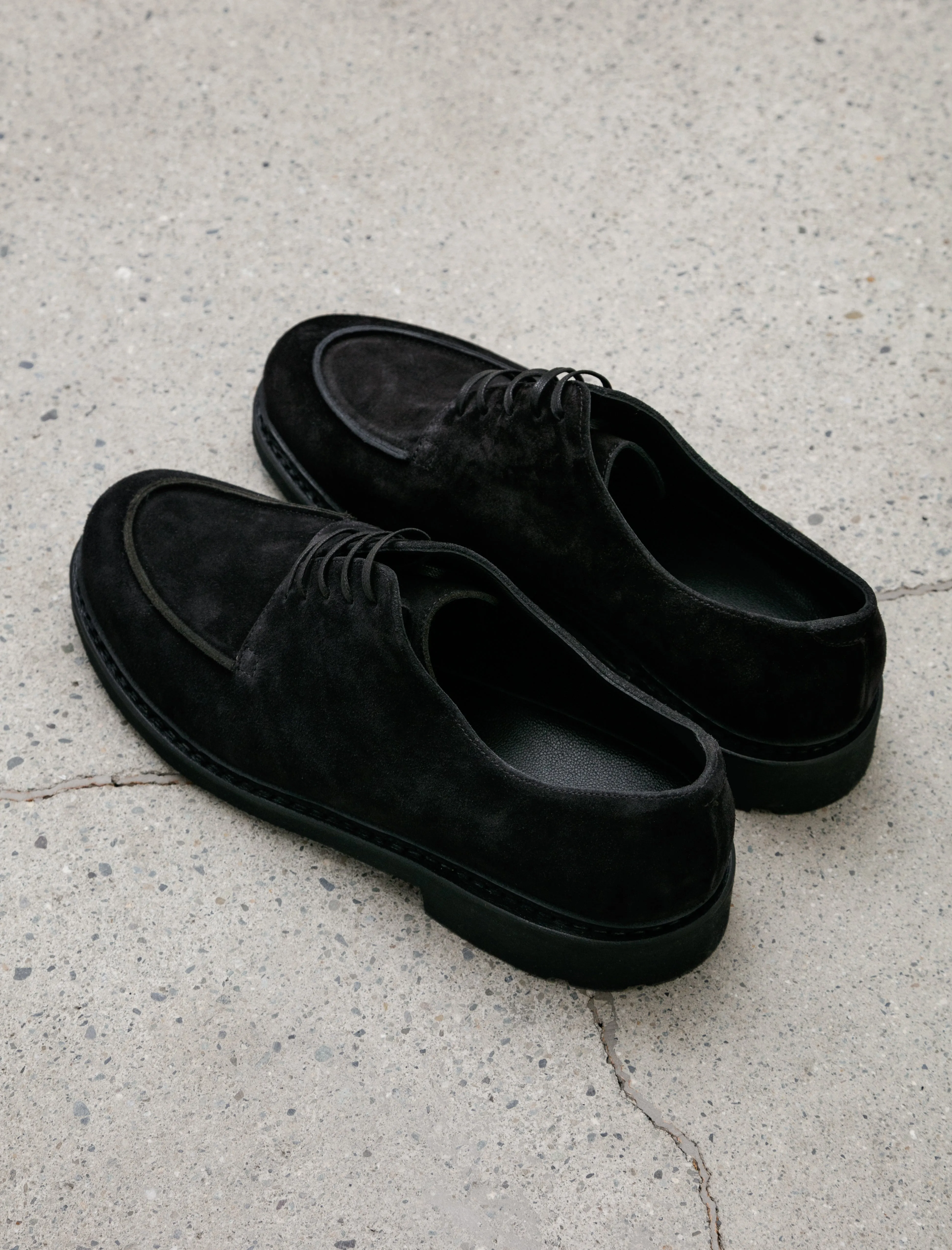 Paraboot Mirage Suede Leather Black