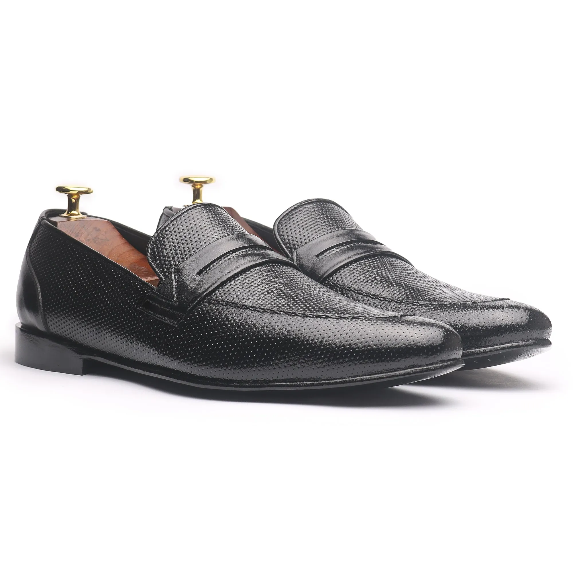 Penny Doted Black