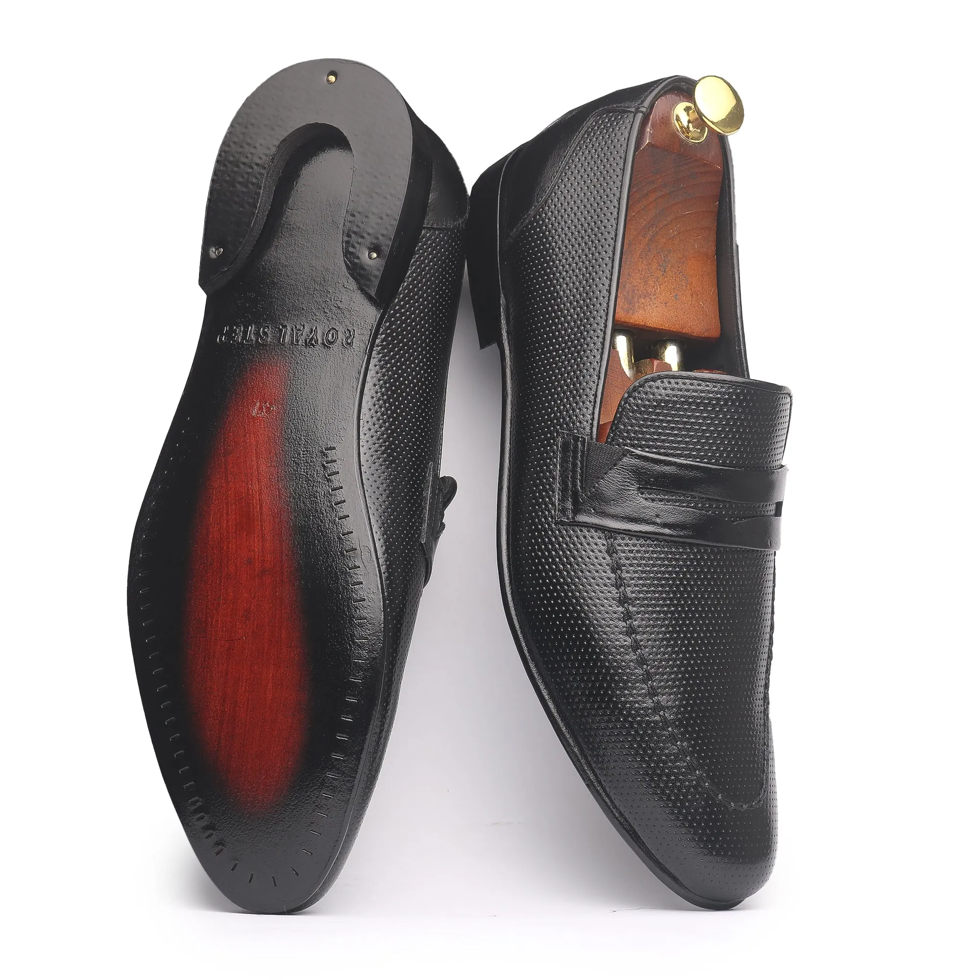 Penny Doted Black