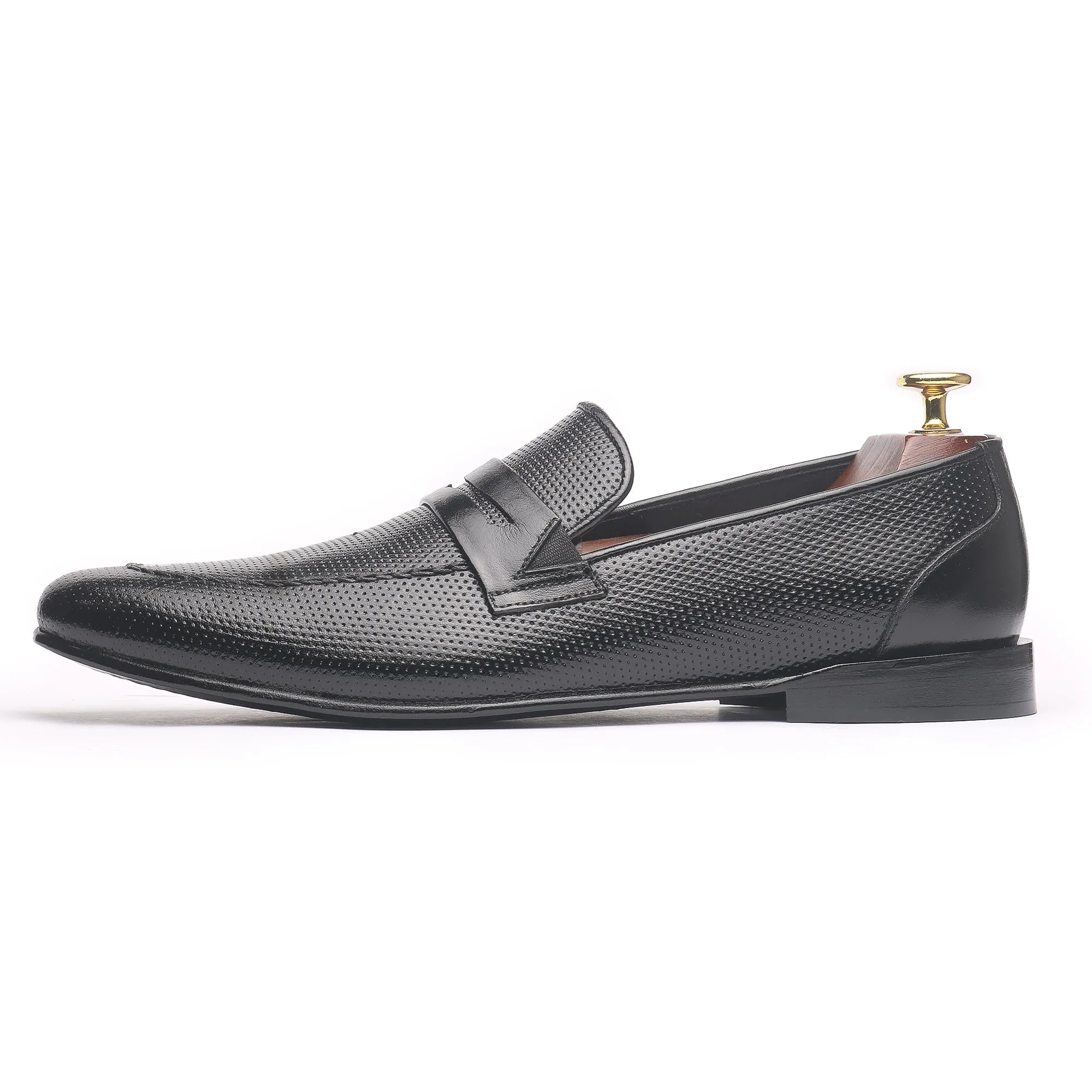 Penny Doted Black