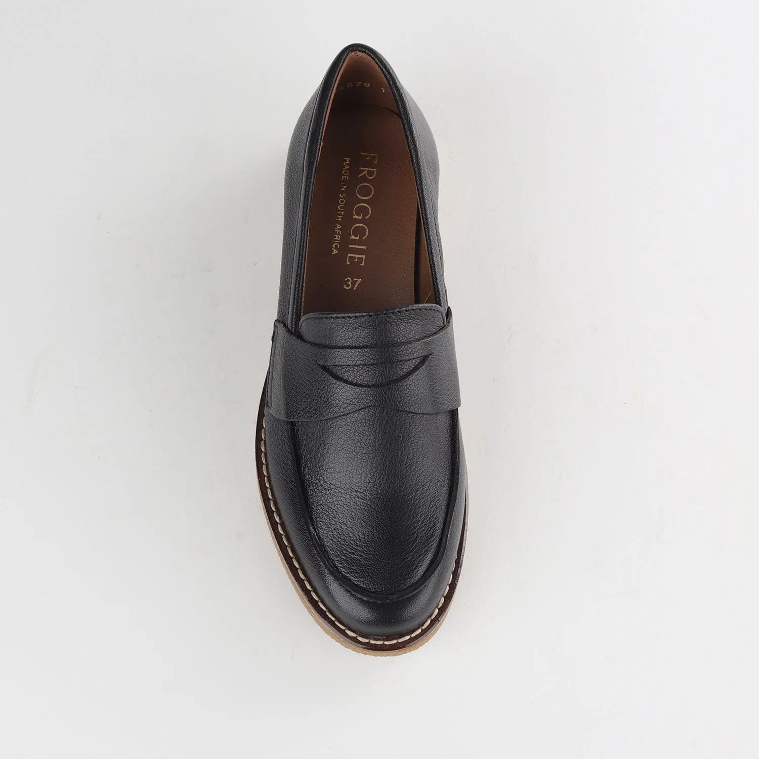 Penny Loafer in Black - 12778