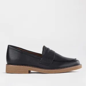 Penny Loafer in Black - 12778