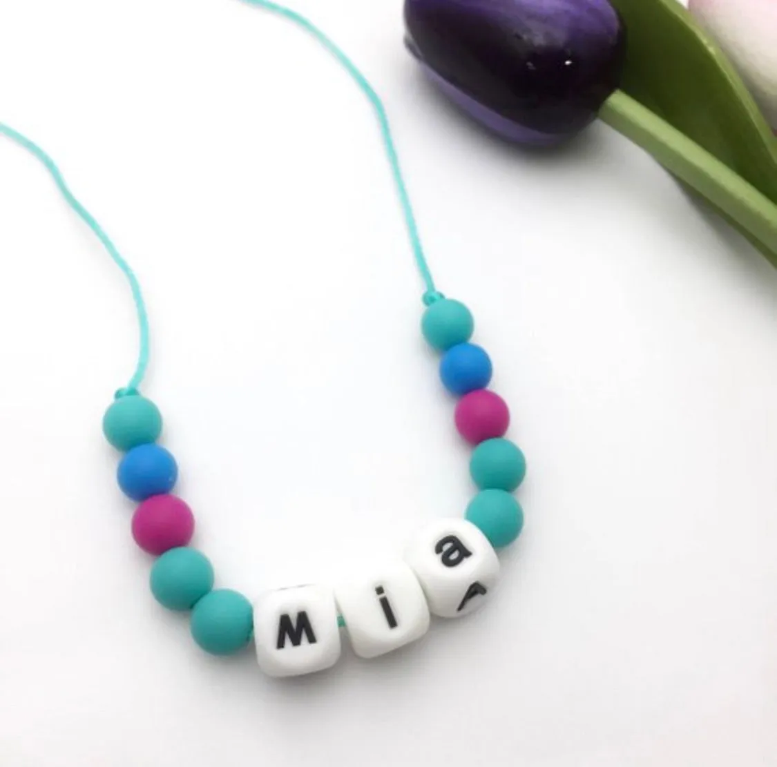 Personalized Fidget Necklace for Anxiety Relief and Sensory Processing Needs