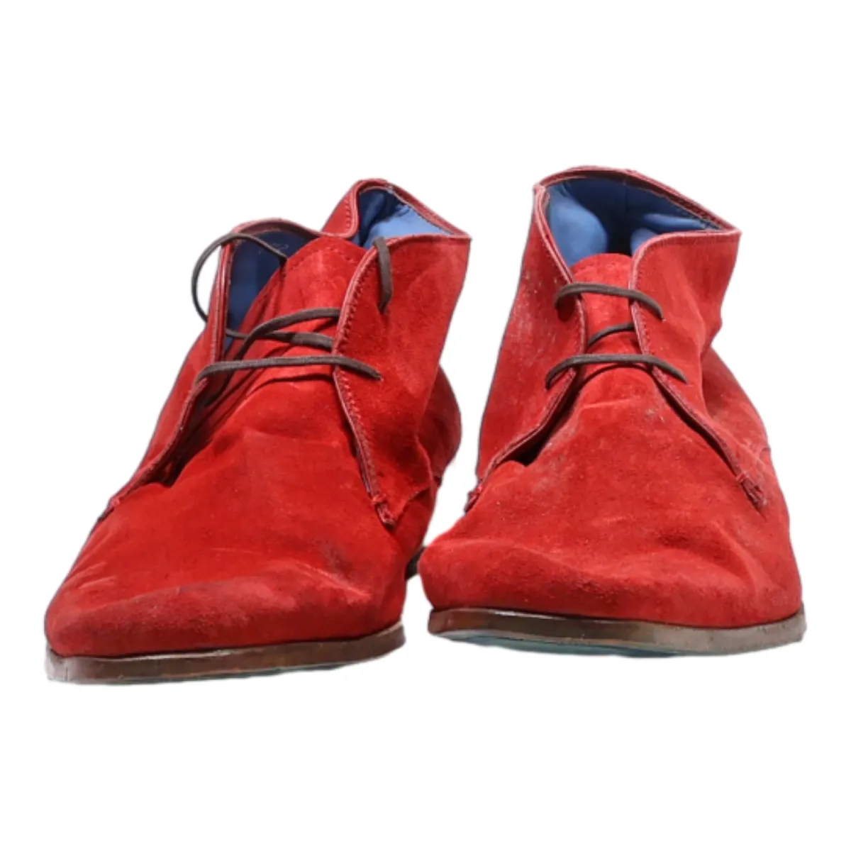 PETINI Oxford Shoes Red Leather Mens UK 11