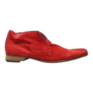 PETINI Oxford Shoes Red Leather Mens UK 11