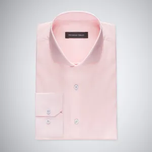 Pink Solid Cotton Shirt