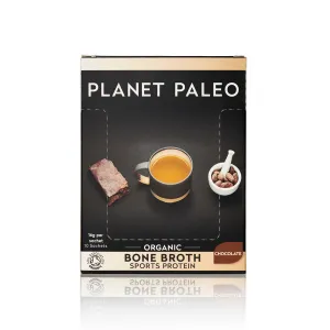 Planet Paleo Organic Bone Broth Sport Protein Chocolate SINGLE SACHET