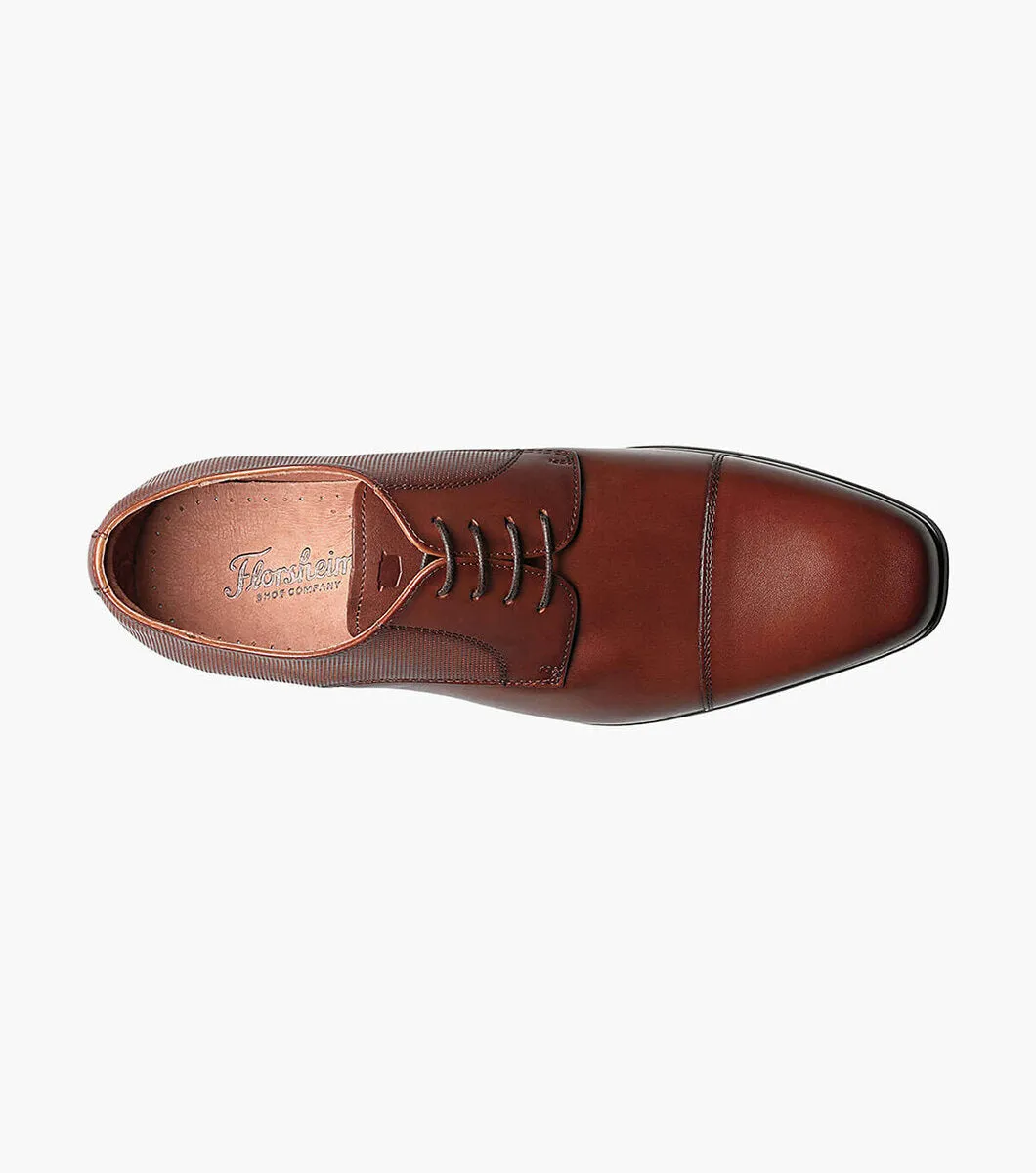 Postino Cap Toe Oxford-Cognac | Florsheim